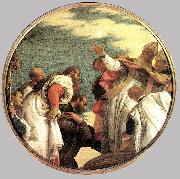 VERONESE (Paolo Caliari) The People of Myra Welcoming St. Nicholas oil